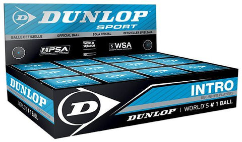 Dunlop Intro Squash Balls (1 Dozen)
