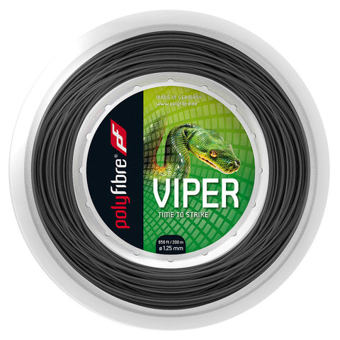 Polyfibre Viper Tennis String 200m Reel (Silver)