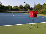 Tourna Ballport Deluxe Tennis Ball Basket With Wheels - Red