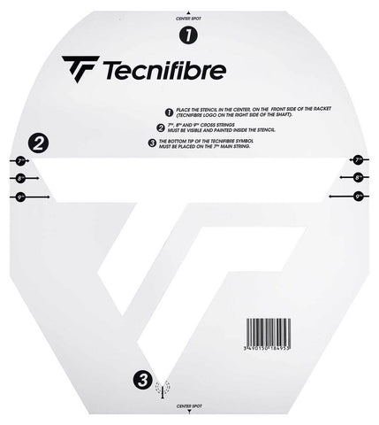 Tecnifibre Logo Stencil (Available for Tennis or Squash)