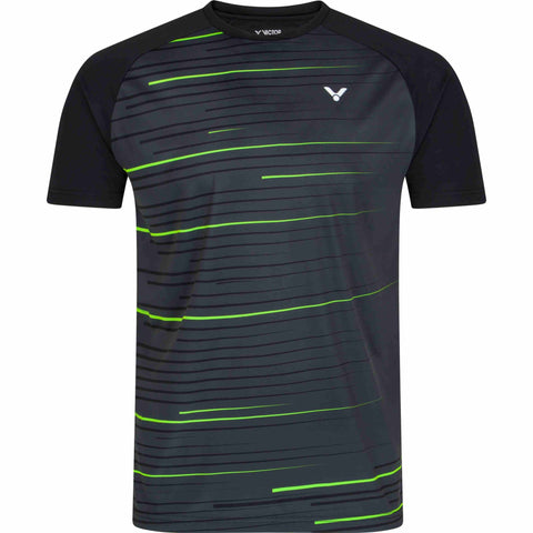 Victor T-33101 C Unisex T-Shirt (Black)