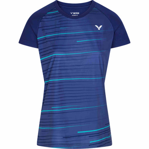 Victor T-34100 B Womens T-Shirt (Blue)