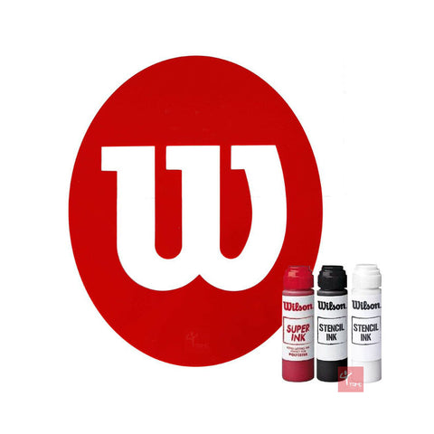 Wilson Tennis Stencil and Wilson Stencil Ink