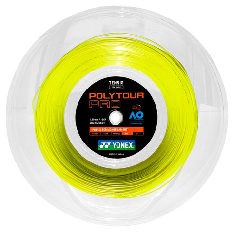 Yonex Poly Tour Pro Tennis String 200m Reel 16 / 1.30mm