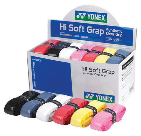 Yonex Hi Soft PU Grap - Box of 24 (AC420EX) - Assorted